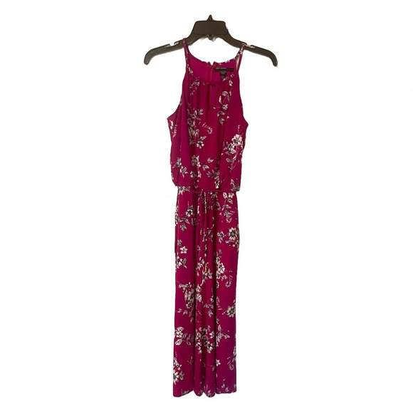 NWOT Maggy London High Neck Floral Pattern Jumpsuit in size 4 - Picture 1 of 10